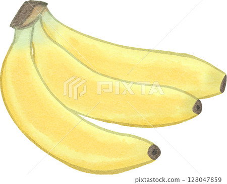 Japanese style banana illustration 128047859