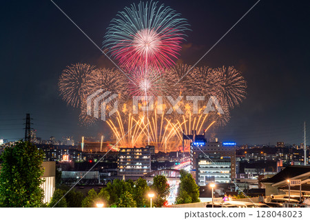 Tokyo Racecourse Fireworks 2025 128048023