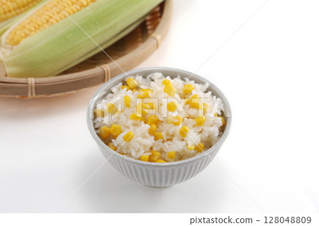 Delicious looking corn rice Delicious looking corn rice 128048809