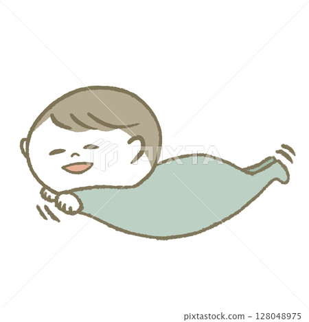 Happy baby, light blue Happy baby, light blue 128048975