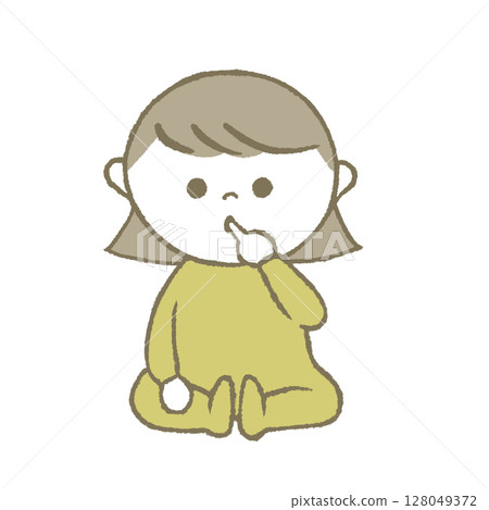 寶寶吮吸手指發黃 128049372