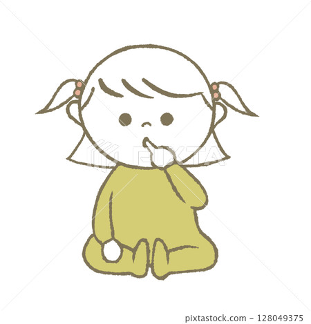 寶寶吮吸手指發黃 128049375