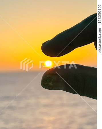 Caribbean sunset 128050102