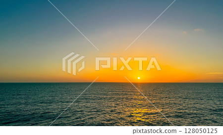 Caribbean sunset 128050125