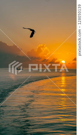 Caribbean sunset 128050139