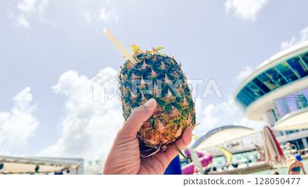 Caribbean sunset 128050477