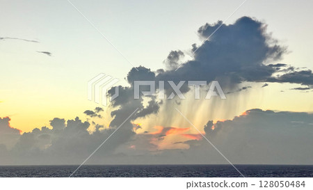 Caribbean sunset 128050484
