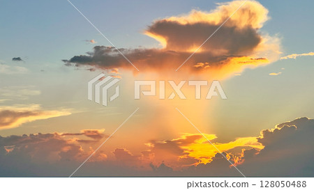 Caribbean sunset 128050488