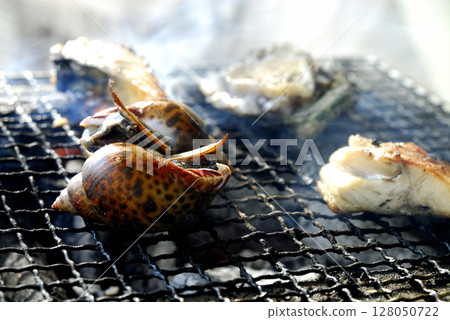 Meal to enjoy with charcoal grill Meal to enjoy with charcoal grill 128050722