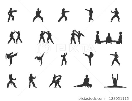 Kids Karate Silhouettes, Karate Silhouettes, Martial Arts Silhouette, Karate Girl Silhouette, Karate Svg, Kick boxing, Karate Clipart, Kids Training Karate Silhouette Kids Karate Silhouettes, Karate Silhouettes, Martial Arts Silhouette, Karate Girl Silhouette, Karate Svg, Kick boxing, Karate Clipart, Kids Training Karate Silhouette 128051115