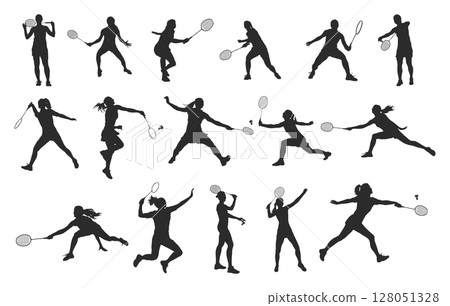 Female badminton players silhouette, Badminton silhouettes, Badminton players svg, Badminton player clipart, Girl badminton silhouettes. Female badminton players silhouette, Badminton silhouettes, Badminton players svg, Badminton player clipart, Girl badminton silhouettes. 128051328