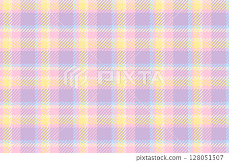 tartan seamless pattern plaid background vector fabric texture pastel colors illustration gingham textile 128051507