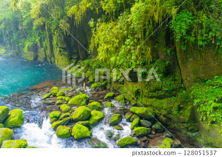 (Kumamoto Prefecture) Kikuchi Valley Ryugabuchi (Kumamoto Prefecture) Kikuchi Valley Ryugabuchi 128051537
