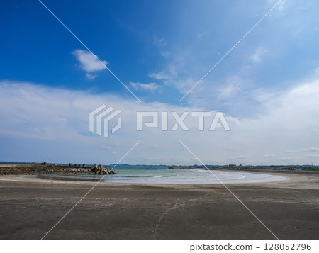 從一宮海岸眺望房總海 128052796