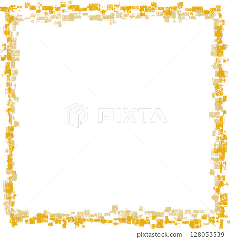 手繪質感黃色框架 128053539