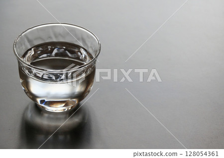 Glass with water 128054361