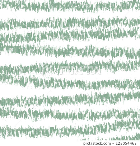 綠色手繪鋸齒形邊框圖案背景/向量 128054462