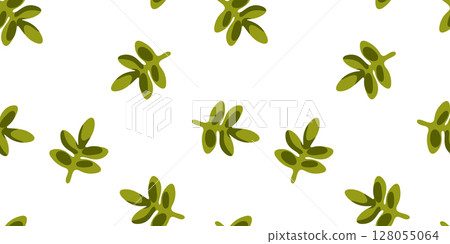 Fresh Green Leaves Pattern Fresh Green Leaves Pattern 128055064