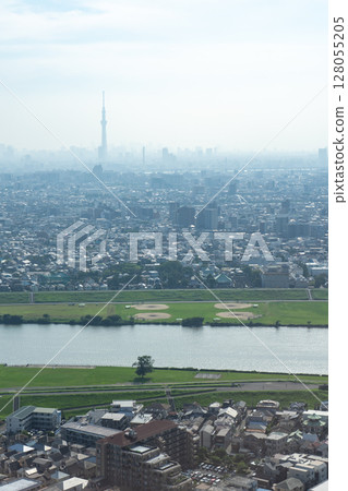 從千葉縣市川市 I-Link Town 觀景台看到的風景 128055205