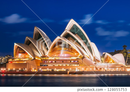 雪梨歌劇院夜景 128055753