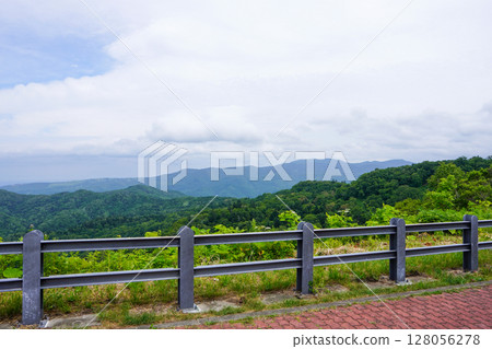 Scenery seen from Tomaru Pass 128056278