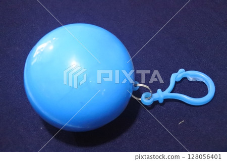 Blue ball keychain 128056401