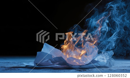 Fire and Ice Contrast 128060352