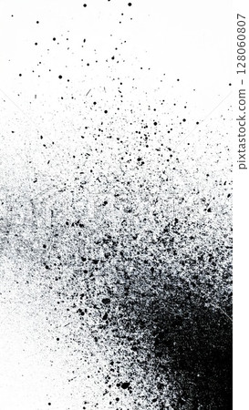 Abstract Black and White Pixel Spray Texture 128060807