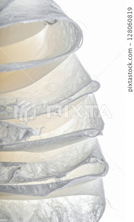 Abstract White Layered Texture Background 128060819