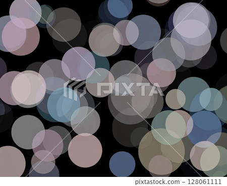 Abstract Pastel Circles Bokeh Background 128061111