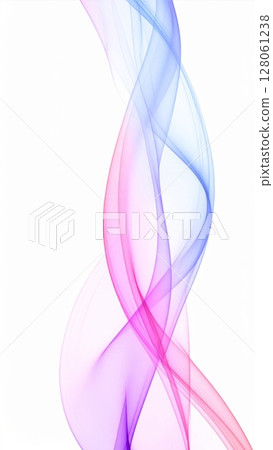 Abstract Pink Blue Purple Smoke Waves Design 128061238