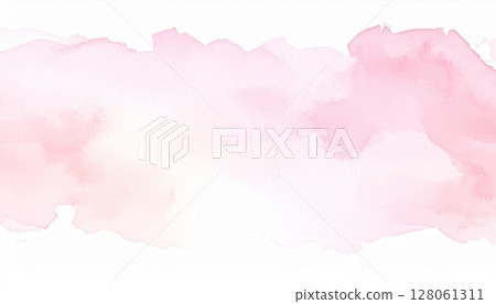 Pink Watercolor Wash Background Texture 128061311