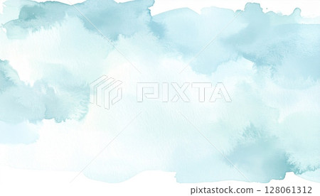 Abstract Watercolor Wash Background Texture 128061312