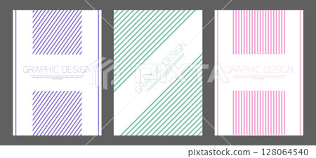 The design of the lines. template for banner, poster, flyer, cover and creative design 128064540