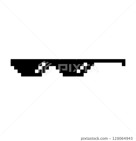 Pixel Glasses 128064943