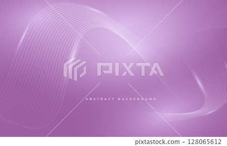 Pink luxury abstract background with flowing wavy lines 128065612