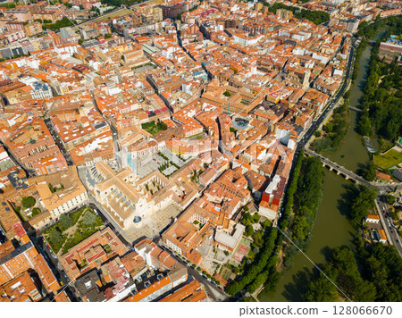 View from drone of Palencia 128066670