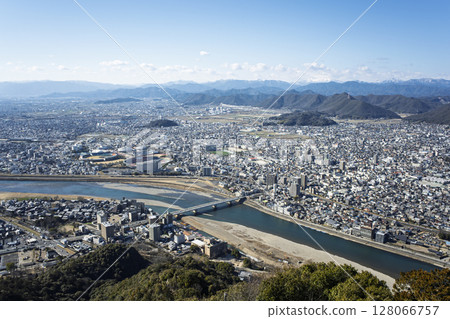 從岐阜城看到的風景 從岐阜城看到的風景 128066757
