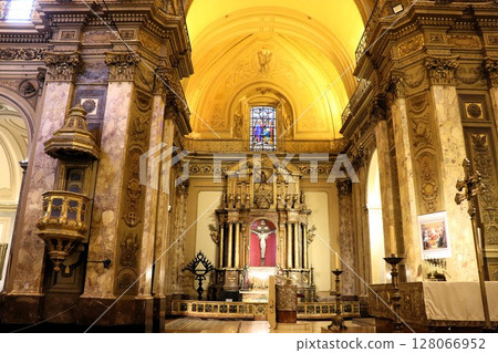 Interior of the Metropolitan Cathedral, Buenos Aires, Argentina, South America 128066952