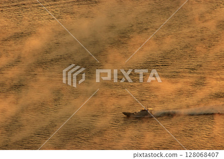 瀨戶內海的著名景點－筆影山展望台的景色 128068407