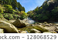 A valley that shines in the fresh green 128068529