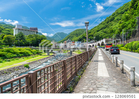 神奈川縣：箱根湯本溫泉街 128069501