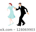 踢踏舞夫婦 128069903