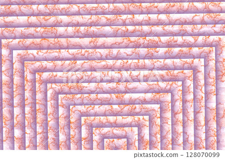 Diverging squares.Pnk orange lines abstract background 128070099