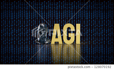 The Human Bust Ana AGI for Technology concept 3d rendering. The Human Bust Ana AGI for Technology concept 3d rendering. 128070192