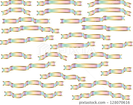 Ribbon, 21 rainbow, loose edge 2 128070616