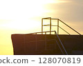 Sunrise over the embankment 128070819