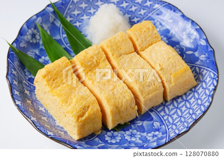 Boiled egg rolls 128070880