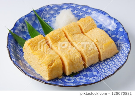 Boiled egg rolls 128070881