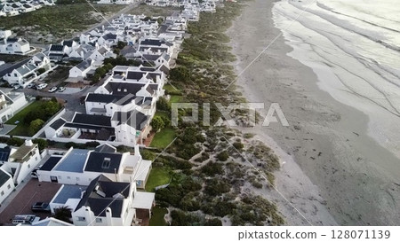 Paternoster Golden Hour Coastal City Scape Paternoster Golden Hour Coastal City Scape 128071139